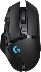Logitech G502 LIGHTSPEED wireless gaming mouse with HERO 25K sensor in black