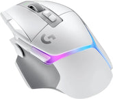 Logitech G502 X PLUS LIGHTSPEED RGB wireless gaming mouse in white