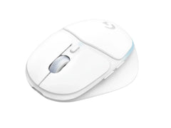 Side profile of the Logitech G705 showing ergonomic design and thumb buttons.