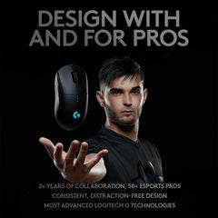 Logitech G PRO gaming mouse with HERO 25K sensor for precision tracking