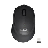 Logitech M330 SILENT PLUS wireless mouse with 1000 DPI optical tracking