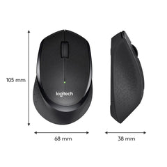 Logitech M330 SILENT PLUS mouse for silent clicking and smooth tracking