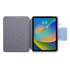 Logitech Rugged Folio Keyboard for iPad 10th Generation - Front View