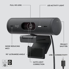 Best Logitech business webcam with professional-grade video and sound clarity
