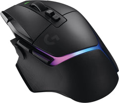 Logitech G502 X PLUS LIGHTSPEED RGB wireless gaming mouse in black