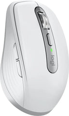 Close-up of MX Anywhere 3S mouse showcasing MagSpeed scroll wheel.