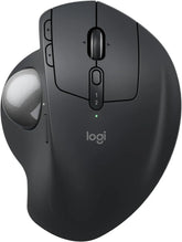 Logitech MX Ergo S Wireless Trackball Mouse in Graphite color.