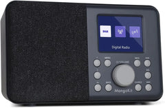 MangoKit MD3 DAB+ digital radio with 40 preset stations and Bluetooth connectivity