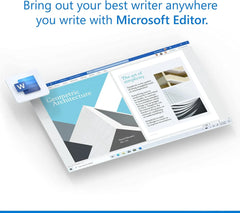 Bring out your best writer with the microsoft word that comes with the home and student package