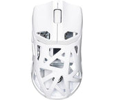 NOS M-700 Spider ultralight wireless gaming mouse in white, 51g with 10K DPI
