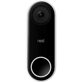 Google Nest Hello Smart Wi-Fi Video Doorbell – Black/White wired HD door camera