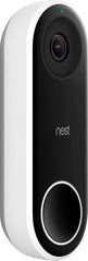 Google Nest Hello wired doorbell with real-time video streaming and motion detection