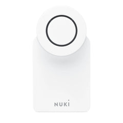 Nuki 3.0 smart door lock with remote access, keypad, and fob for secure entry