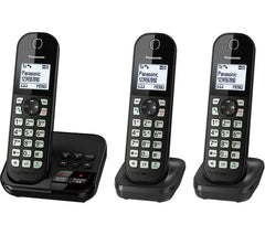 Panasonic digital cordless phone system with answering machine and caller ID