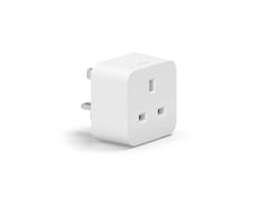 White Philips Hue smart plug compatible with Apple HomeKit, Alexa, and Google Assistant