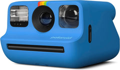 Lightweight and portable Polaroid Go Gen 2 instant camera in vibrant blue