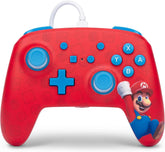 PowerA Enhanced Wired Controller for Nintendo Switch in Woo-hoo! Mario design