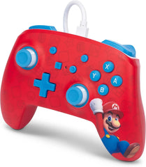 Officially licensed PowerA Woo-hoo! Mario wired controller for Nintendo Switch