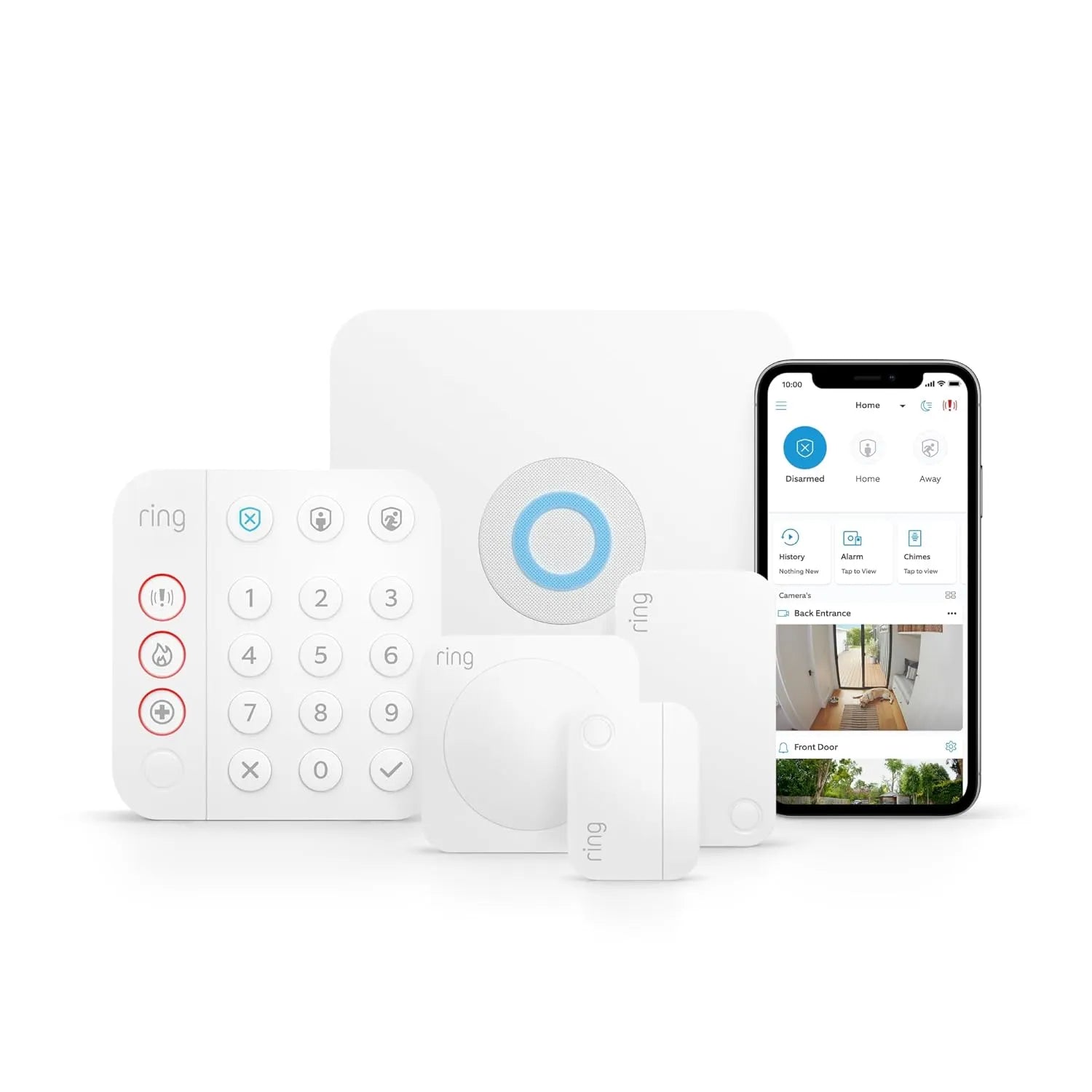 Ring Alarm Pack - S by Amazon – 5-piece smart home alarm security system with Alexa integration