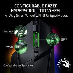 HyperSpeed wireless Razer Basilisk V3 X mouse with 18K DPI for high-performance gaming