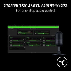 High-performance Razer Seiren V3 Mini with built-in shock absorber