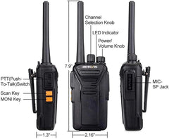Retevis RT27 2-way radios for security, retail, and school use with 3km range