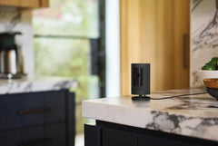 Ring Stick Up Cam for plug-in setup and real-time monitoring