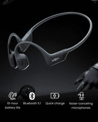SHOKZ OpenRun Pro wireless bone conduction headphones with premium sound