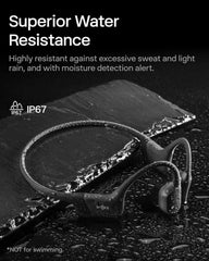 Lightweight and sweatproof SHOKZ OpenRun bone conduction headphones