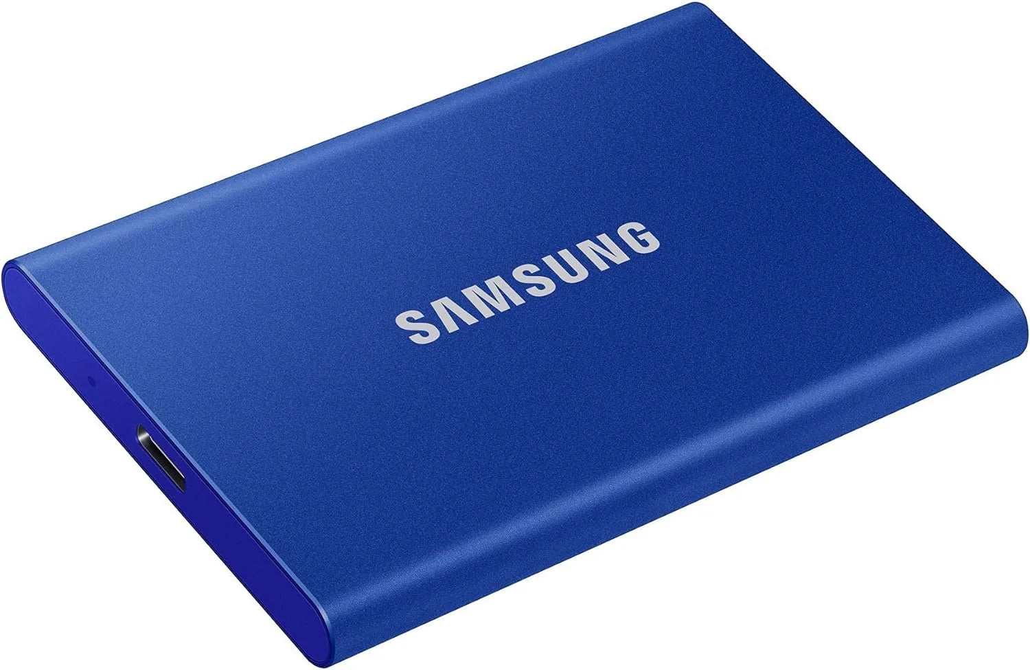 Samsung T7 Portable SSD in Indigo Blue with USB 3.2 Gen 2 technology