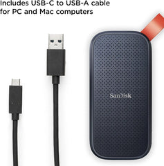 Compact and lightweight SanDisk 480GB SSD for travel and backup storage