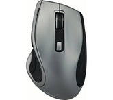 Sandstrom Wireless Blue Trace Mouse SMWLHYP15 in gun metal with ergonomic design