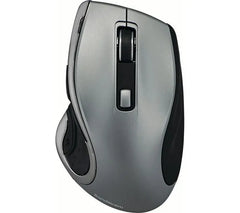 Sandstrom Wireless Blue Trace Mouse SMWLHYP15 in gun metal with ergonomic design