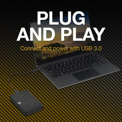 Compact Seagate Expansion 1TB external hard drive for Mac and PC