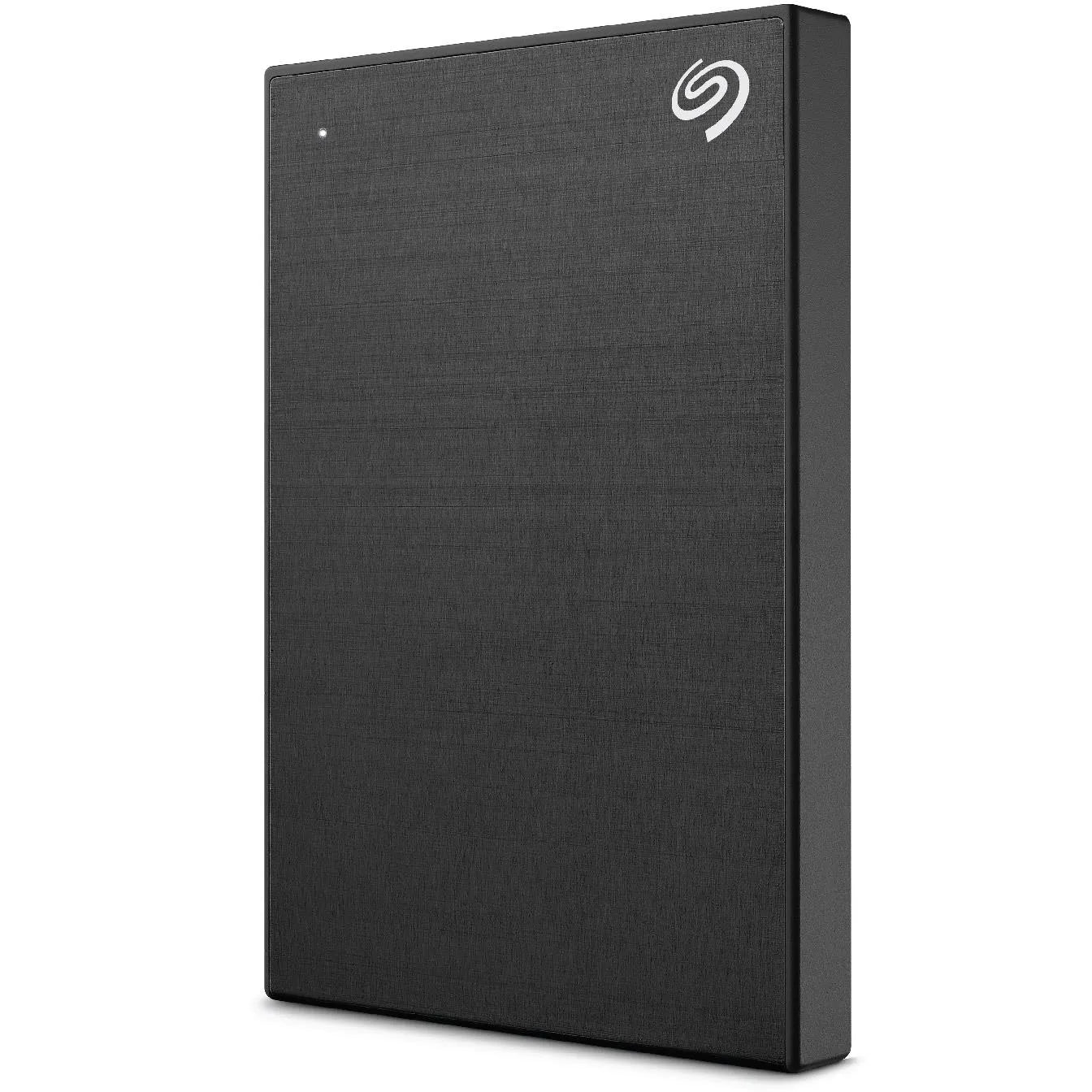 Seagate One Touch Portable 2TB Hard Drive - Black side view