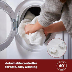Overheat protection feature for safety in the Silentnight electric blanket
