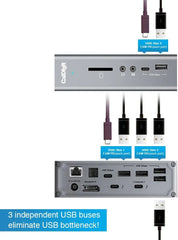 High-performance CalDigit TS3 Plus docking station for MacBook Pro and PC users