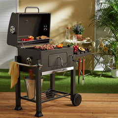 Tepro Grillwagon Toronto Click black anthracite stainless steel barbecue