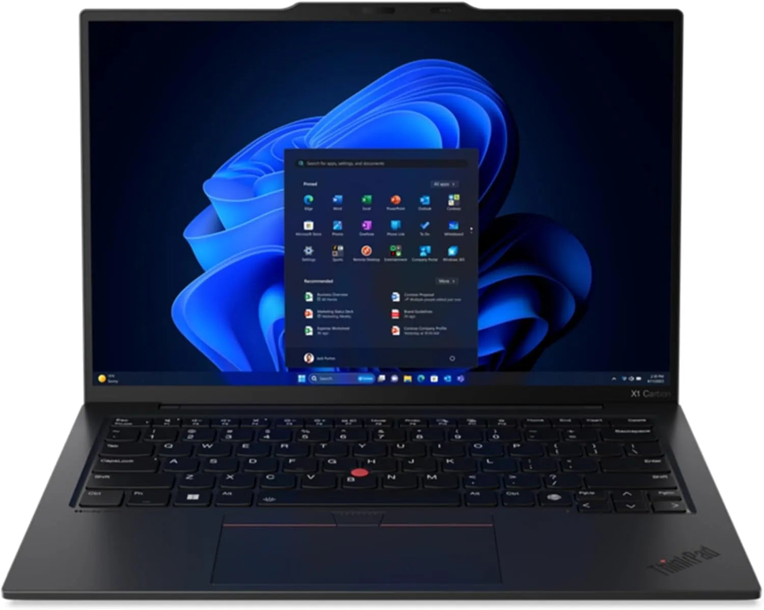 Lenovo ThinkPad X1 Carbon Gen 12 – 14" UHD laptop with Intel® Core™ Ultra 7 155U