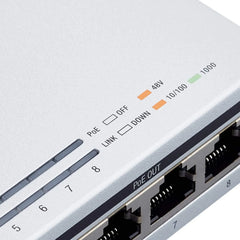 Compact and efficient UniFi Switch 8 60W with gigabit Ethernet ports