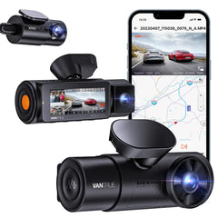 VANTRUE N4 Pro triple car camera with front, rear, and inside views