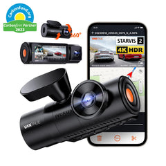 VANTRUE Nexus 4 Pro (N4 Pro) 4K dash cam with 3-channel recording