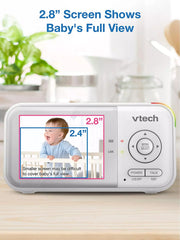 2.8inch screen shows baby's full view