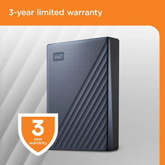 3-year limited warranty for WD 4TB My Passport HDD