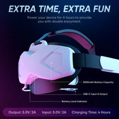 WaverVR adjustable head strap for Oculus Quest 2 with 4-hour playtime