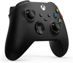 Carbon Black Xbox Wireless Controller with ergonomic grip for comfort.