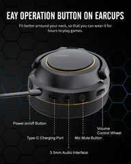 Xiberia X G01 Pro ultra-low latency wireless gaming headphones for pro gamers