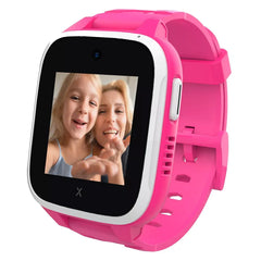 Durable Xplora XGO 3 smartwatch for kids in vibrant pink design