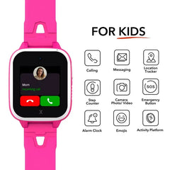 Pink Xplora XGO 3 GPS watch phone for kids with messaging