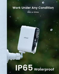 Waterproof ieGeek 2K security camera for home surveillance and outdoor security